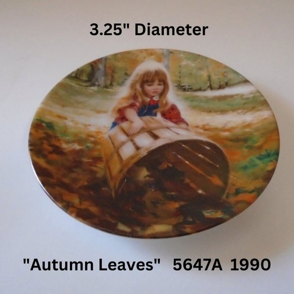 Donald Zolon Miniature Plates Children Girls Vintage Childhood Discoveries 3366 - Picture 3 of 5